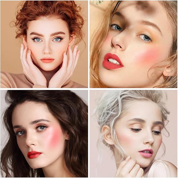 LOPHE Soft Cream Blush for Cheeks, Natural-Looking Face Tint, Long Lasting High-Pigment Blendable Cream Blush