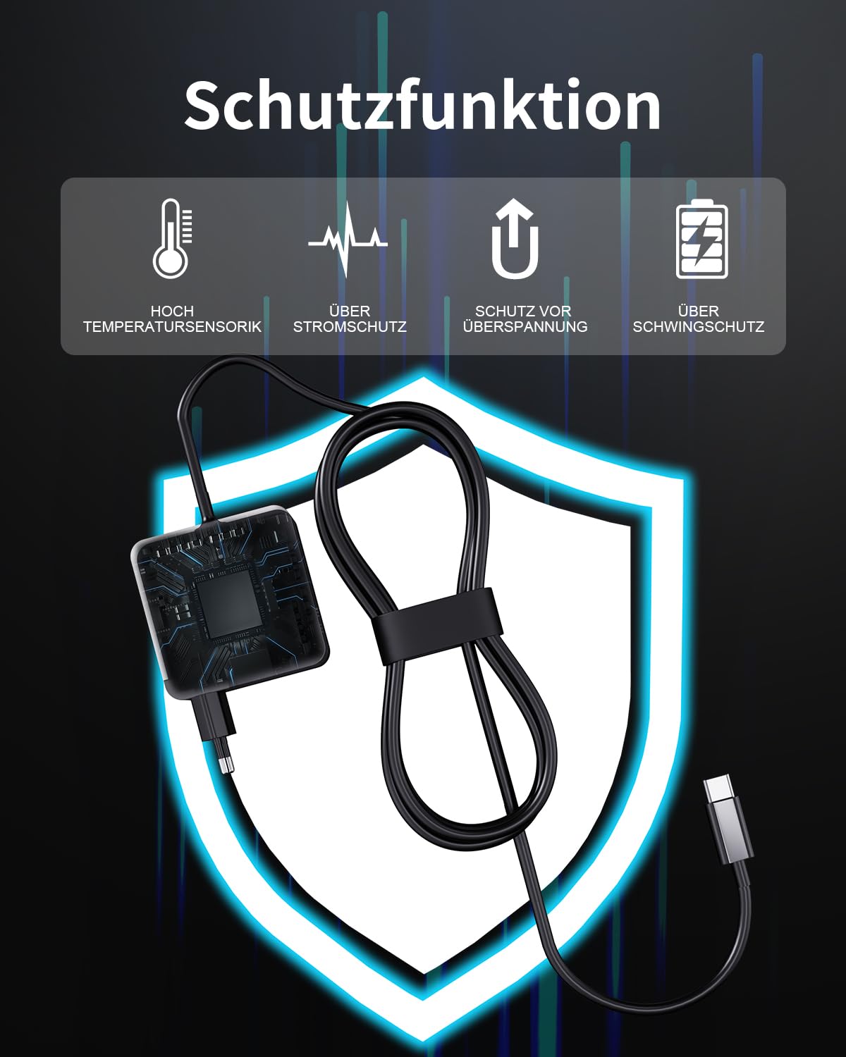 65W PD USB C Oplader Voor DJI Neo, Mini, Air, Mavic, Avata & Osmo - Snelle GaN Charger Met Kabel