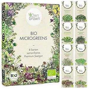 OwnGrown Bio Microgreens Anzuchtset 8 Sorten