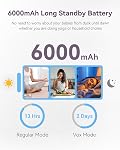 Comfyer BM01 7" HD Baby Monitor avec caméra et audio, 13 Cr 6000mAh La batterie fonctionne 2 Jours VOX Mode, vision nocturne automatique, preuve de piratage, télécommande PTZ