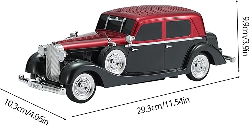 Miniatura 9 de Colección de altavoces Bluetooth modelo de automóvil Altavoces inalámbricos portátiles con sonido HD, luces LED de fiesta, radio FM, TWS estéreo,