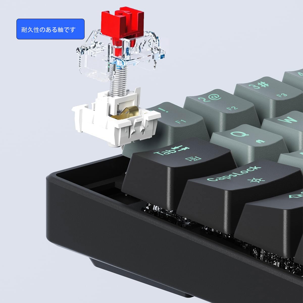 Amazon | ゲーミングキーボード メカニカル式 赤軸を採用 61キー Type Amazon | ゲーミングキーボード メカニカル式 赤軸を採用 61キー Type