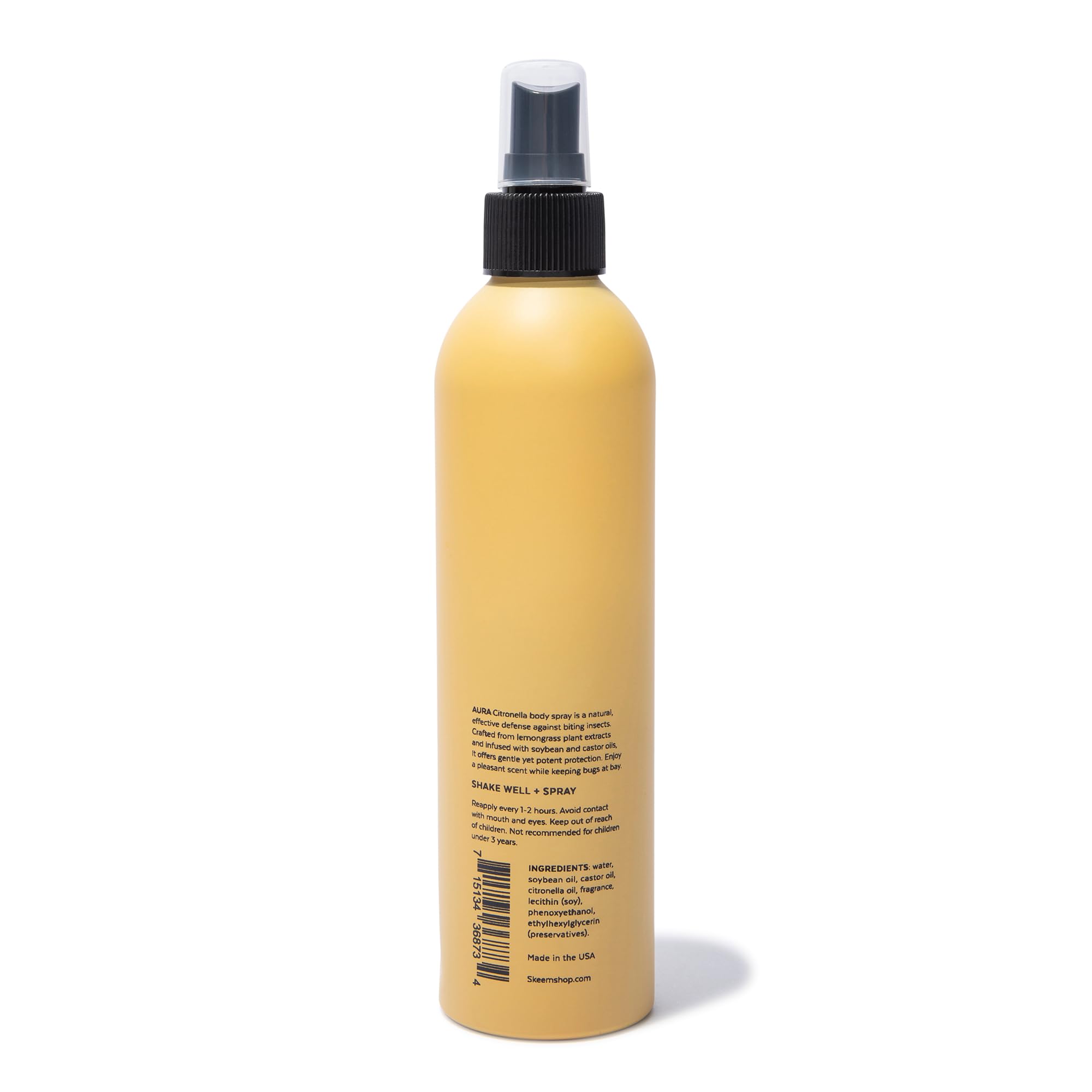 Amazon.com: Skeem Aura Citronella Body Spray 8 oz, Verbena - Easy