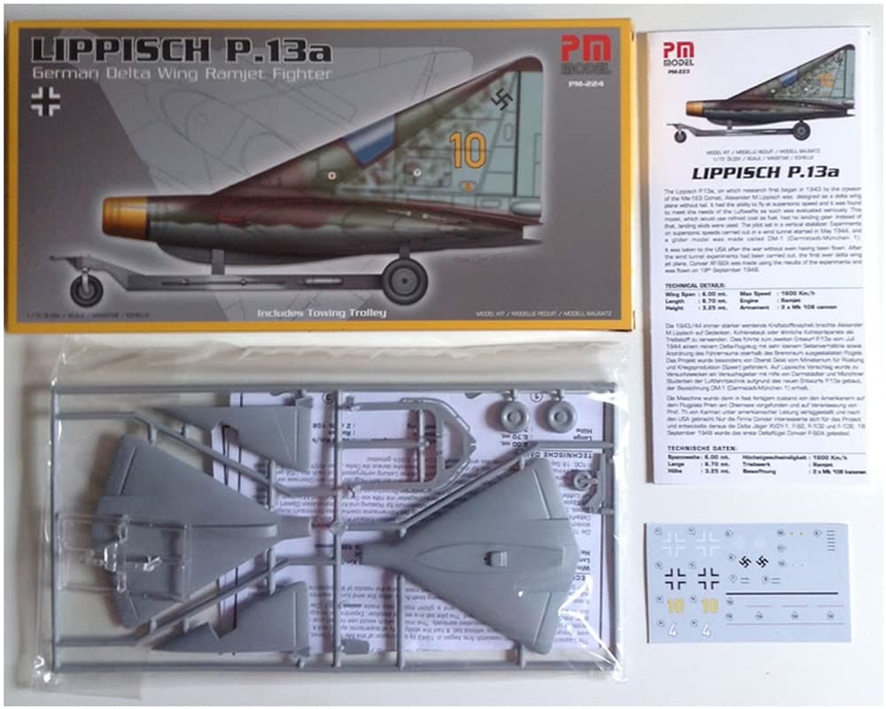 Amazon | PMモデル 1/72 ドイツ空軍 リピッシュ P.13a プラモデル