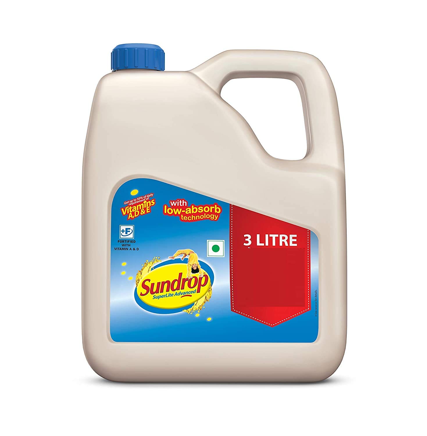 Sundrop Fresh Produce Superlite Advanced Sunflower Oil, 3 Liters