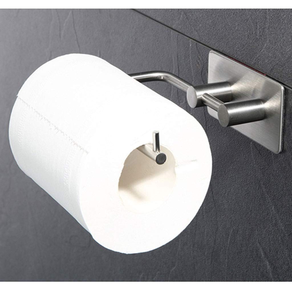 A Parete Supporto di Carta igienica, autoadesiva Supporto di Carta igienica for Bagno Cucina a Parete in Acciaio Inox Servizi igienici Bagno Supporto di Carta