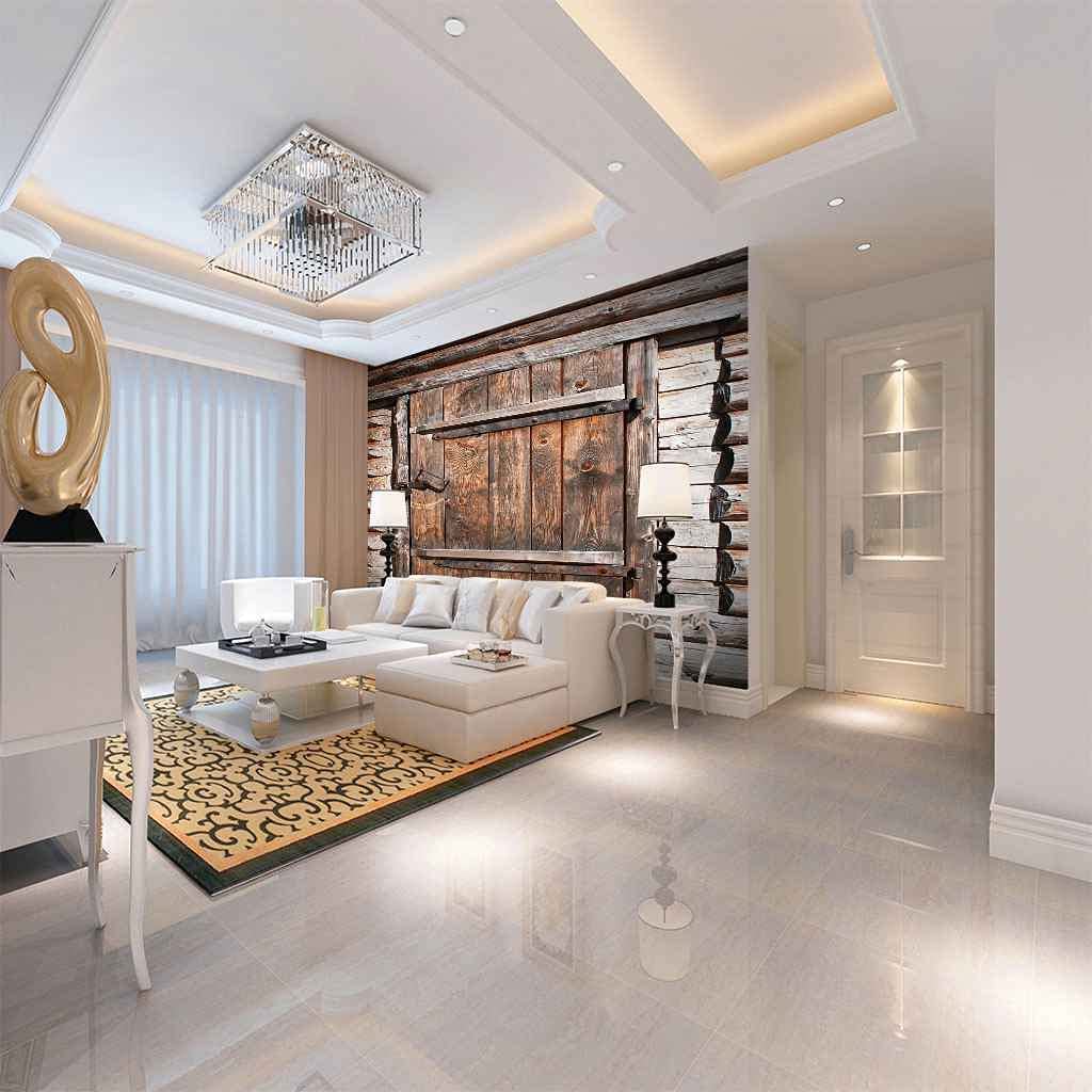 Papel Pintado Mural 3D Casa De Madera Antigua Papel Pintado Mural 3D Papel Pintado De Pared Carteles De Pared Pegatina De Pared Borde Autoadhesivo Ladrillo Baño Dormitorio Pared Extraíbl 250x175 cm