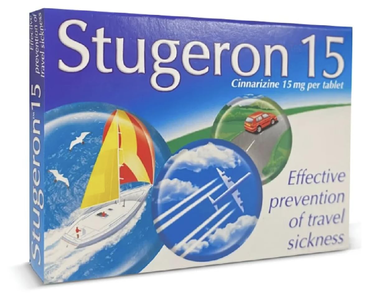 Travel Sickness Relief Tablets x15 | Anti-Nausea Support for Motion & Travel