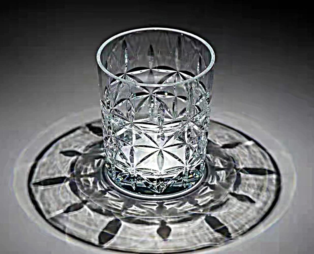 Vasos acrílicos irrompibles Tritan de 8.5 onzas, aptos para lavavajillas, sin BPA, vasos de plástico duro, reutilizables, vasos de agua para cocina, juego de 6 (transparente)