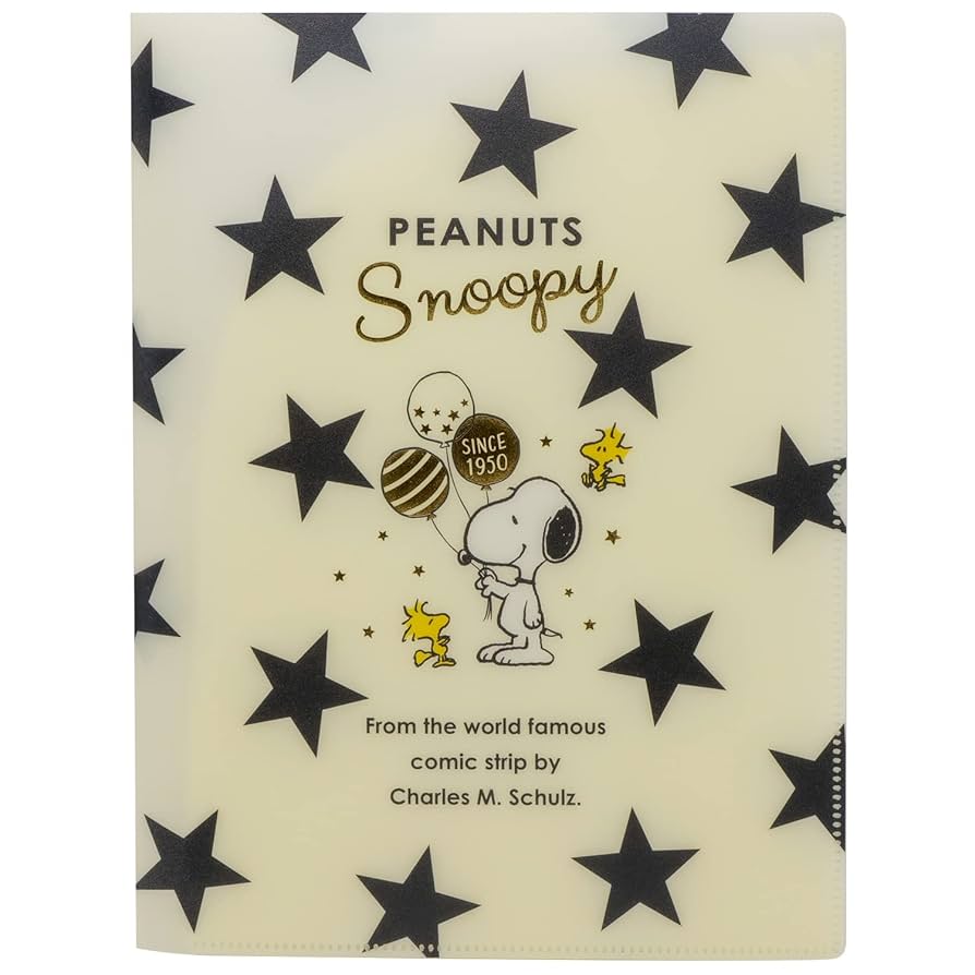 Amazon.co.jp: 山野紙業 スヌーピー クリアファイル A4サイズ 6