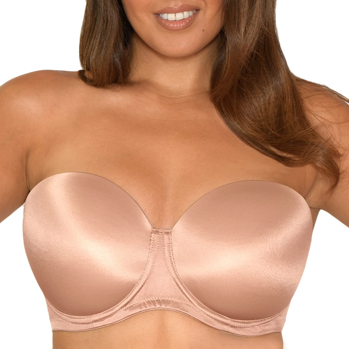 Curvy Kate Smoothie Strapless Moulded Bra Latte 36G