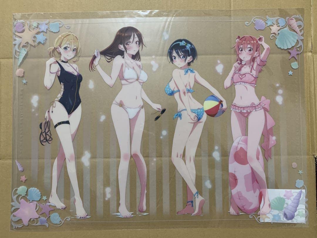 Amazon.co.jp: 彼女お借りします くじ引き堂クリアポスター 水原千鶴