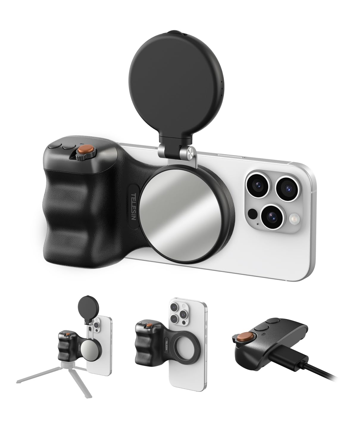 Locker.Ink | Capture Stunning Photos with These Top Mobile Phone Camera Grips TELESIN Creator Kit