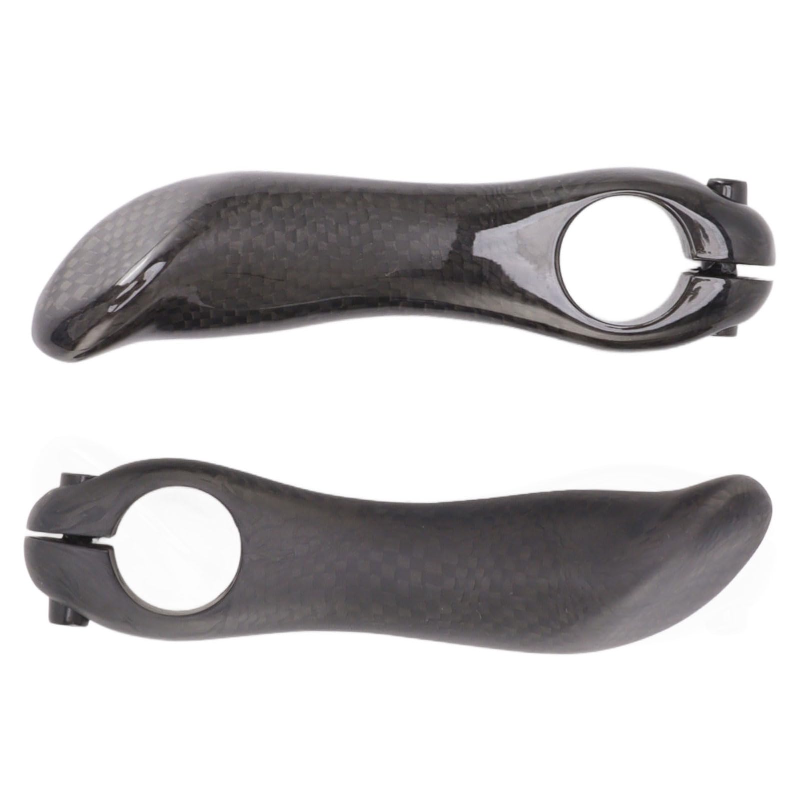 HERCHR Radfahren Fahrrad Bar Ends, Fahrrad Lenker Verlängerung Enden, Mountainbike Lenker Carbon Faser Fahrrad Bar End Lenker