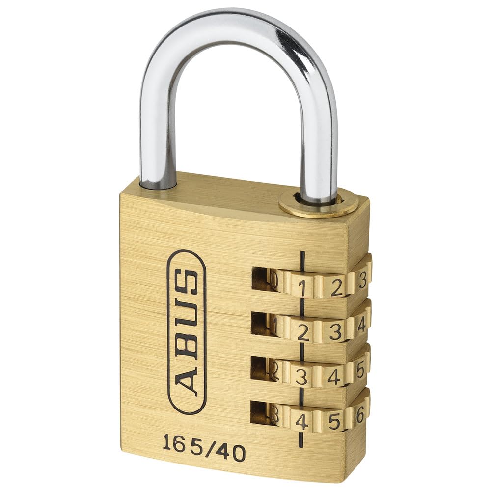 Abus Golden Padlock Combination Brass 40Mm
