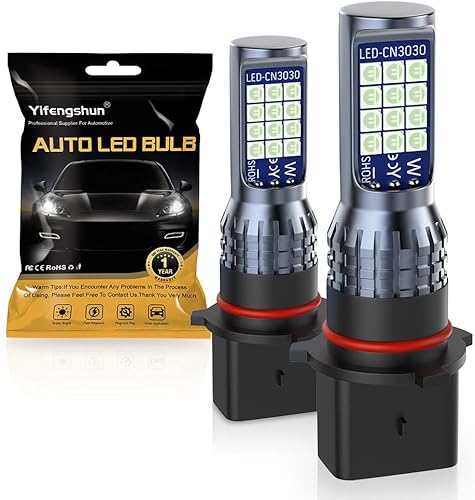 NHHEO PSX26W 12278 Bombillas LED antiniebla, 6000 K azul hielo 24SMD 3030 chips de alto brillo antinieblareemplazo DRL H28W PWY26W (2 piezas)