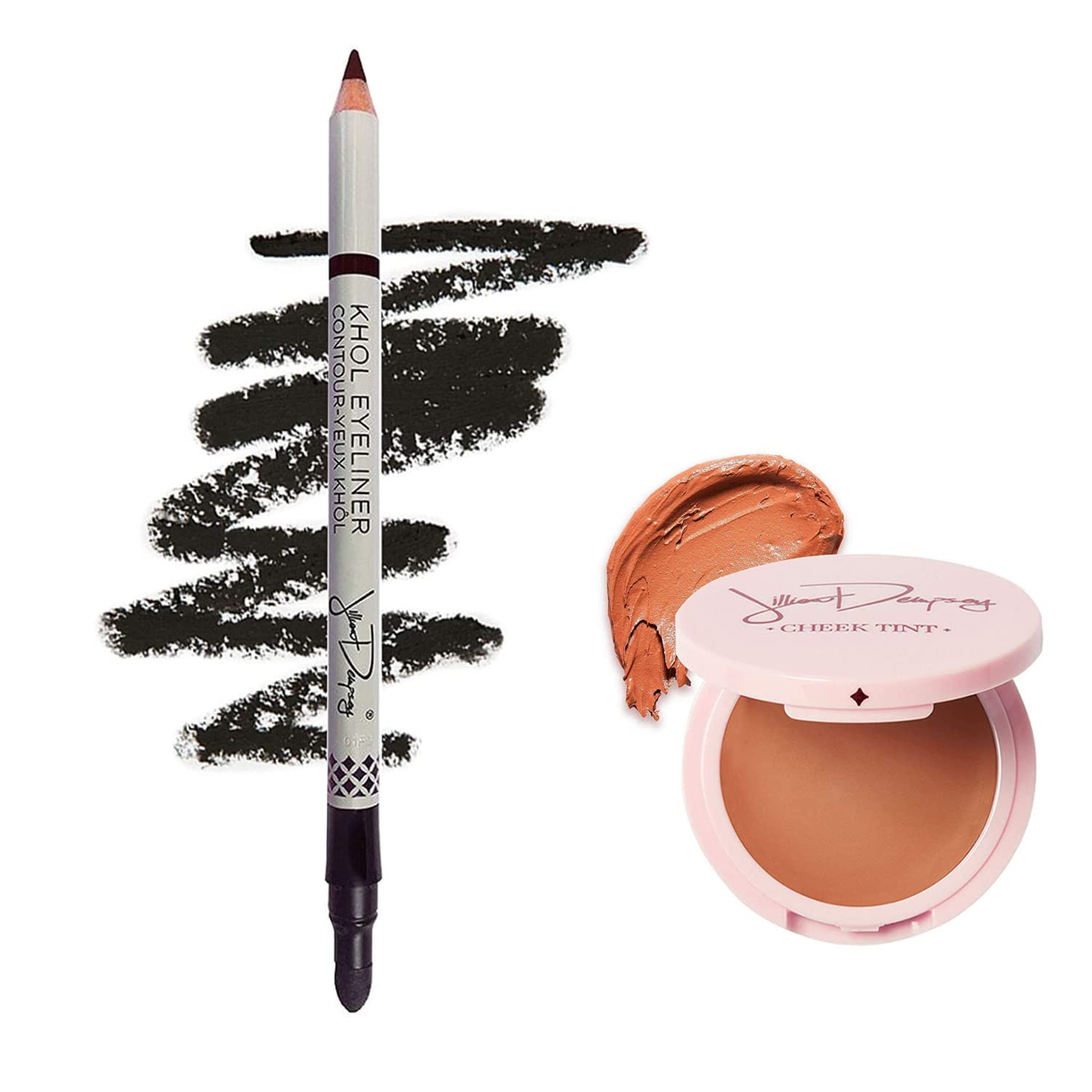 Jillian Dempsey Kh l Eyeliner in Jet Black Cheek Tint in Sunny