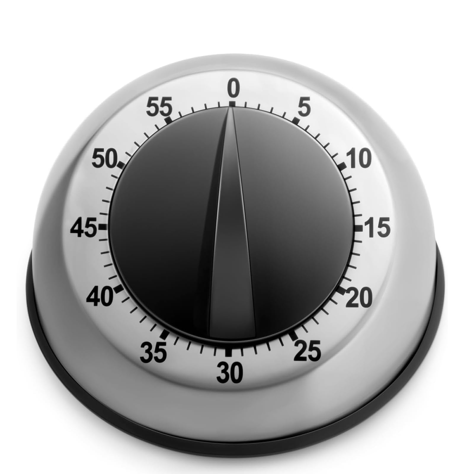 Loud Kitchen Timer for Cooking, Compact 9.7 X 5.7 Cm Cooking Timer, Magnetic Kitchen Timer with Large Display, Black Desk Timer and Countdown Alarm for Baking, Studying and Time Management