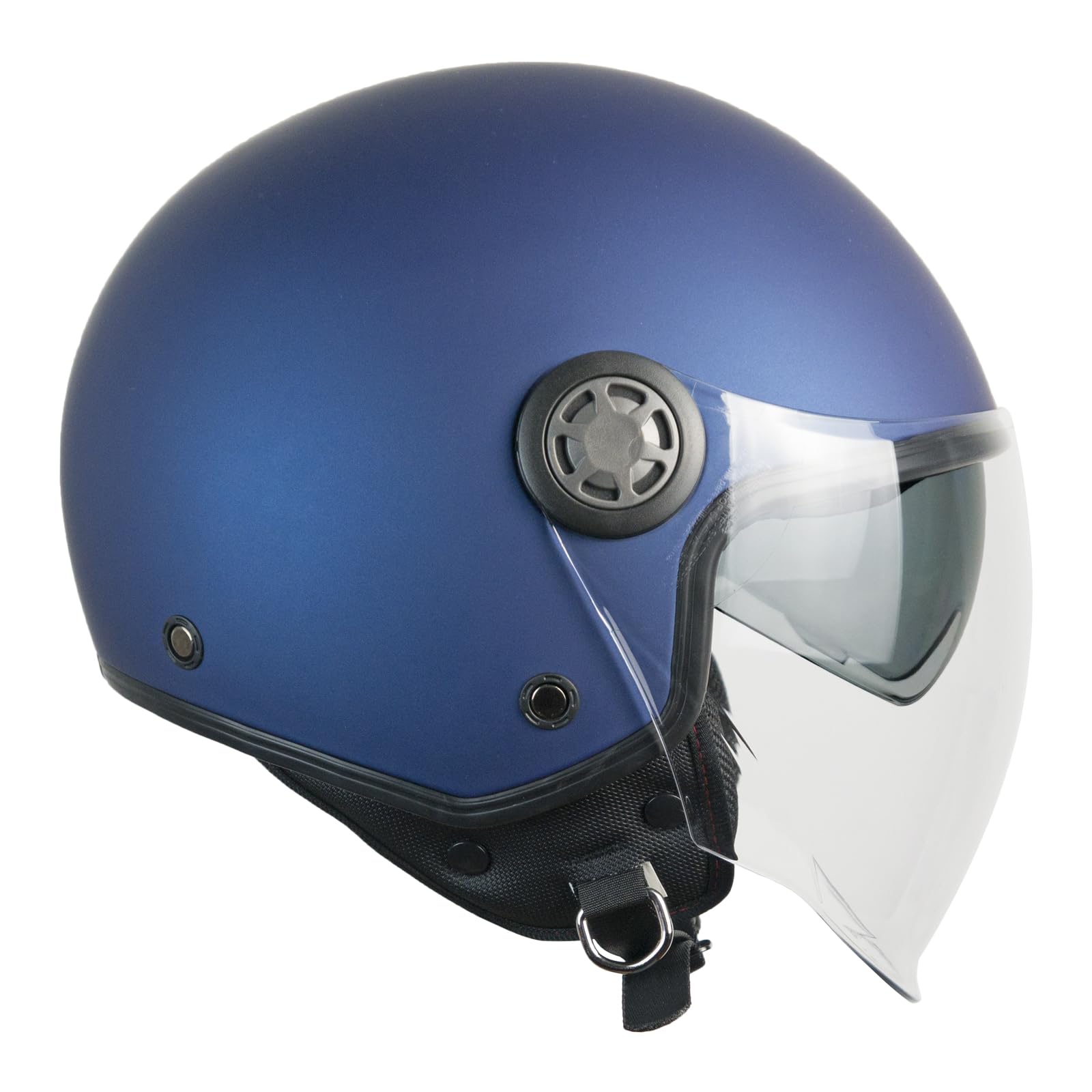 SKA-P Casque Demi Jet 1SHA Zen Mono Bleu 1SHA-ALV-06-B1 Taille S