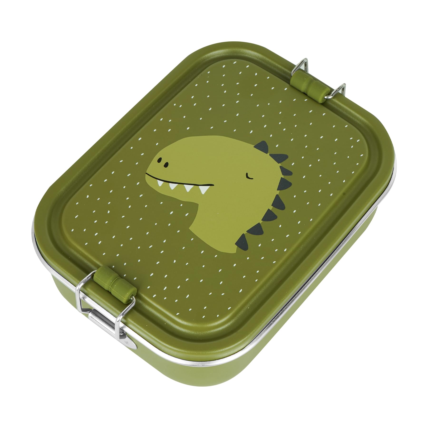 Trixie - Boîte à Repas pour Enfants en Acier Inoxydable - Petit Modèle - Mr. Dino (Dinosaure)