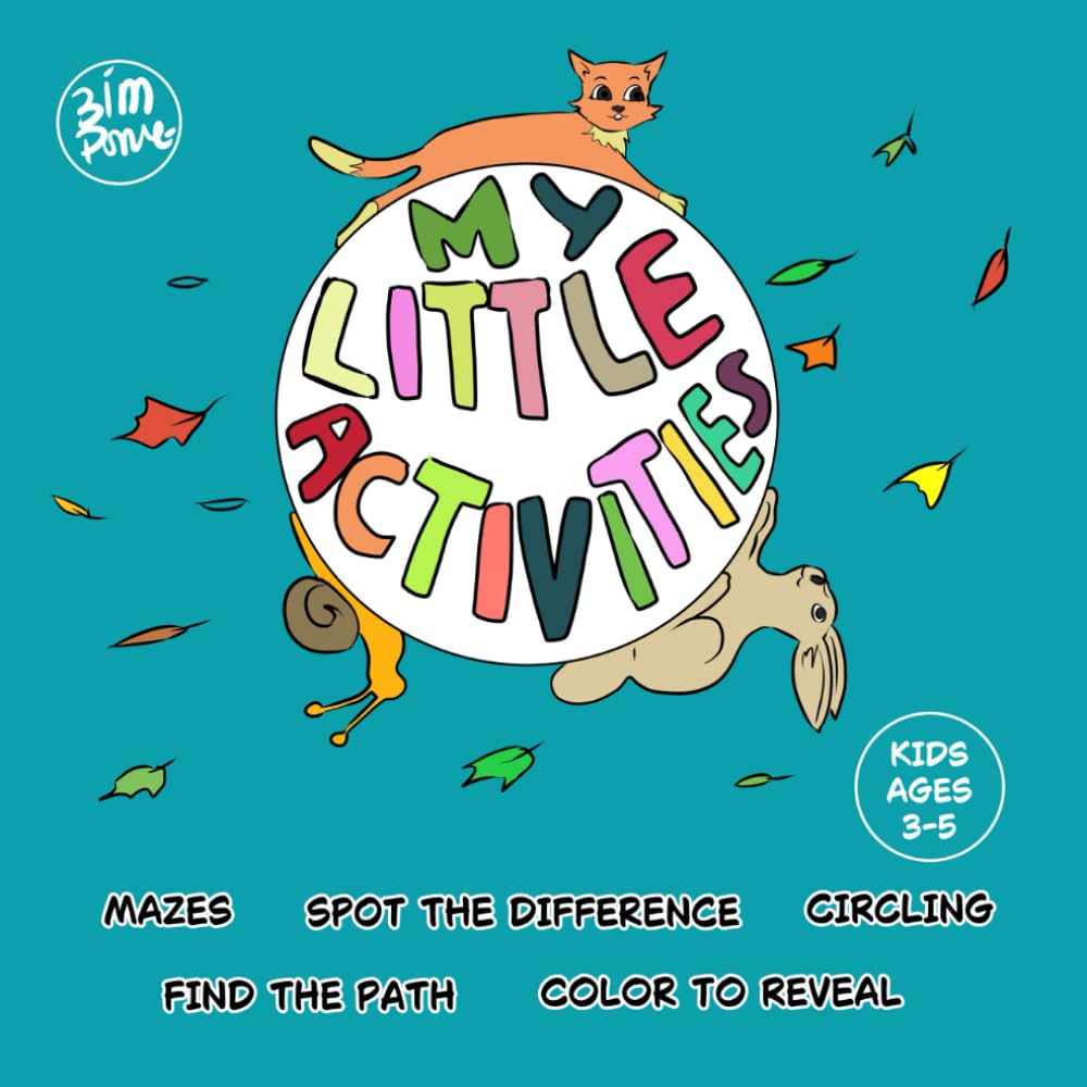 My Little Activities: Children Activities book for kids from 3 to 5