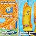 SUNNY & FUN Spongebob Deluxe Inflatable Water Slide Park - Heavy-Duty for Outdoor Fun - Climbing Wall - Easy to Set Up