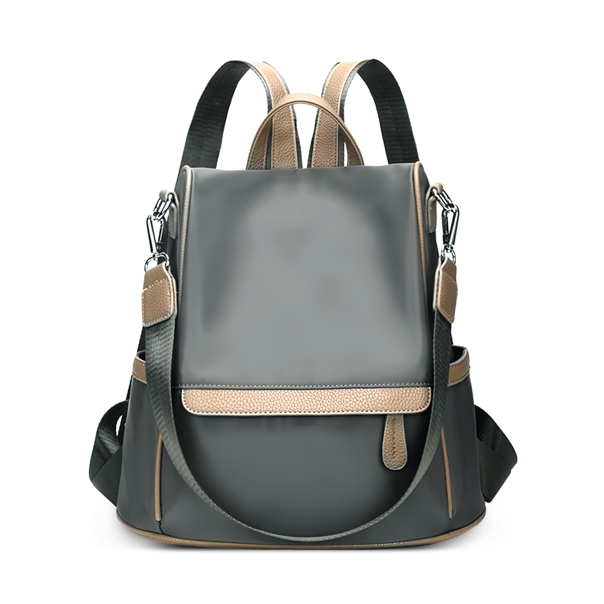 Antifurto Zaino da Donna Zaino Viaggio Borsa a Tracolla Zaino per Donna Leggero Grande Capacità Impermeabile per Scuola Lavoro Datazione Studentessa Universitaria Grigio M