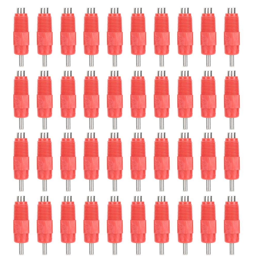 ニワトリ用 水飲み器 40pcs 家禽用 ニップル 自動給水器 フィーダー ステンレス鋼製
