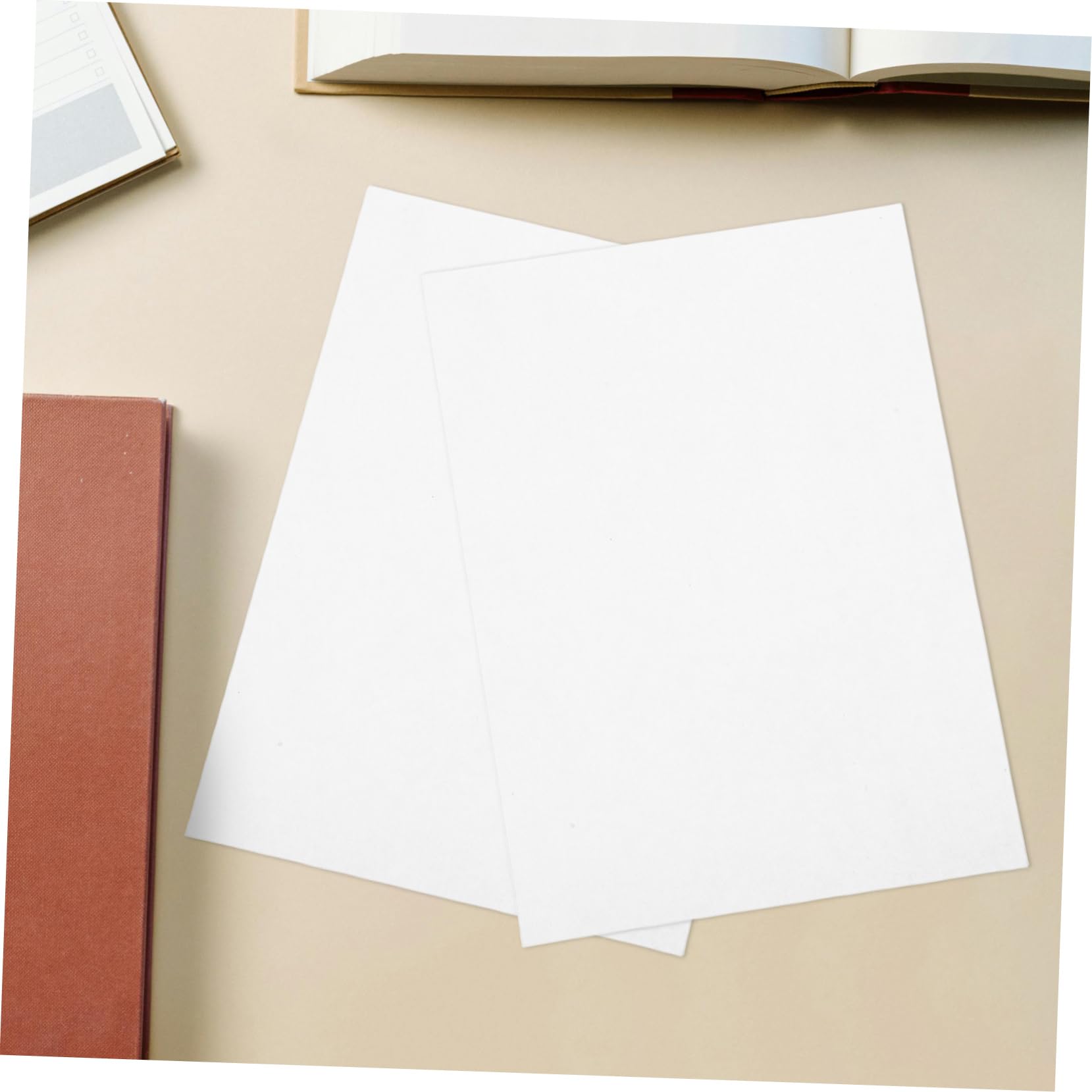 HOMSFOU Din A5 Druckerpapier Bürodruckerpapier 500 Blatt Weißes Papier Doppelseitiges Drucken Vielseitig für Büro und Zeichnungen