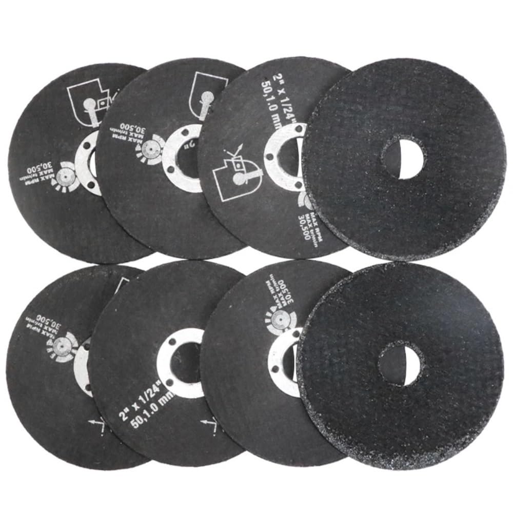 10/25 Szt. 2-Calowych Tarcz Tnących Ze Stali Nierdzewnej, Tarcze Tnące, 50 Mm * 1 Mm * 10 Mm, Listkowe Tarcze Szlifierskie/50 * 1 * 10Mm 25Pcs
