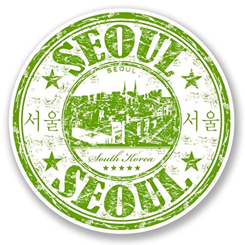Seoul South Korea Round Metal 0.75" Lapel Pin Hat Shirt Pin Tie Tack Pinback2