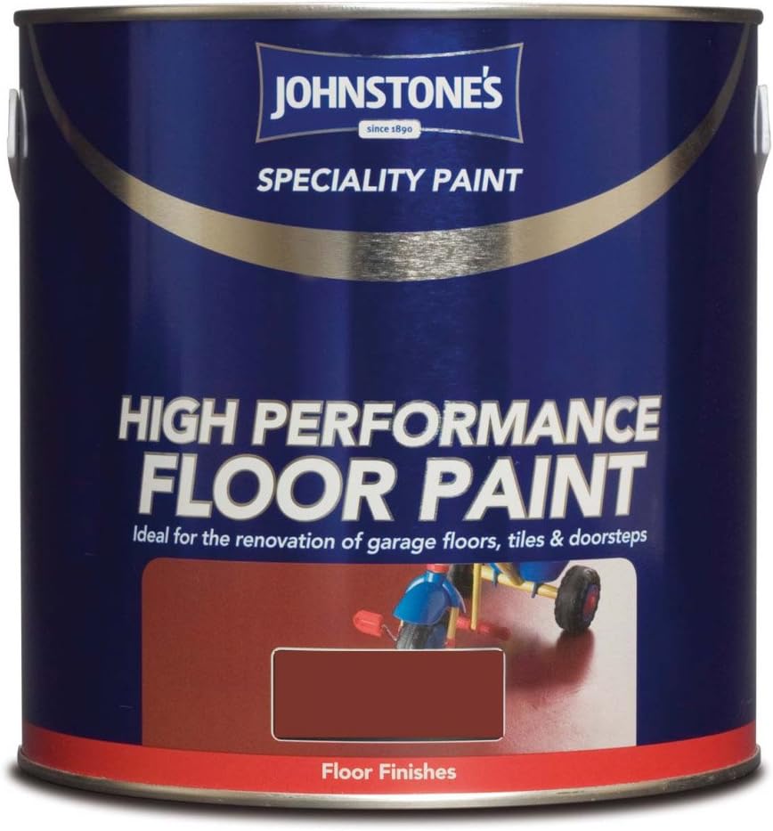 Johnstone's High Performance Floor Paint 250ml Tile Red