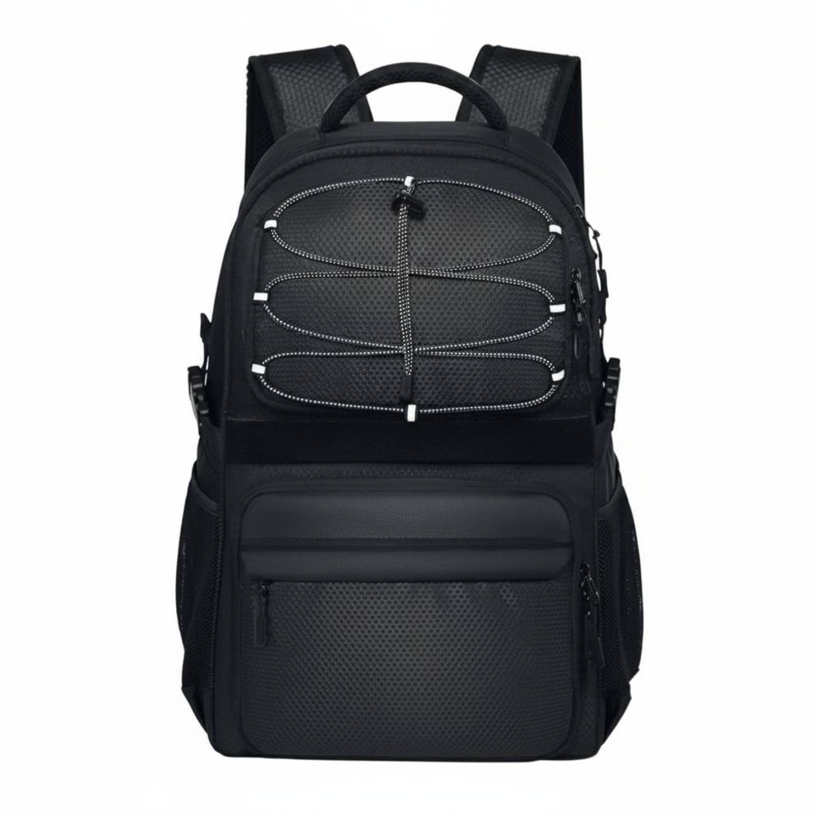 Mochila de Entrenamiento con Compartimento para Calzado Ventilación Mochila de Baloncesto Multiuso Accesorio Atlético para Deportistas, Cancha