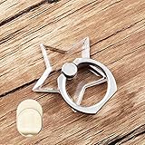 ZOSTLAND 1PC Transparent Clear Phone Ring,Universal 360°Adjustable Phone Case Finger Grip Stand Holder Desk Stent Mount Car Hook Compatible with iPhone15 14 13 12 11 Pro MAX Plus iPad Samsung (Star)