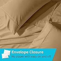 Vista 48 de Juego de sábanas de 800 hilos – Juego de sábanas universal de AFT 100% algodón egipto para colchones de hasta 8 pulgadas de profundidad, barco