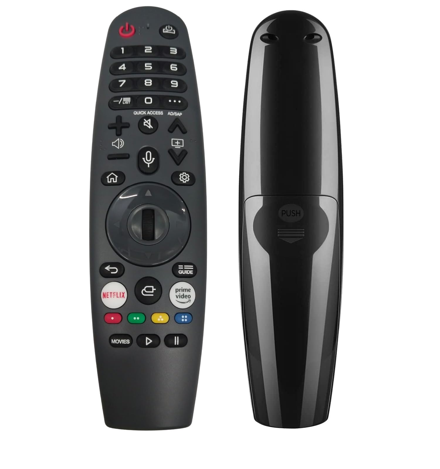 LIMEBERRY Voice Magic Remote for LG Webos Smart TV Replacement, Model No.-MR20GA with Pointer Function, Hot Keys Such as Netflix, Prime-Video, Movies, Works with OkGoogle & Alexa,A1 Grade Glossy Body (B0D7LXVHFC) Amazon Price History, Amazon Price Tracker