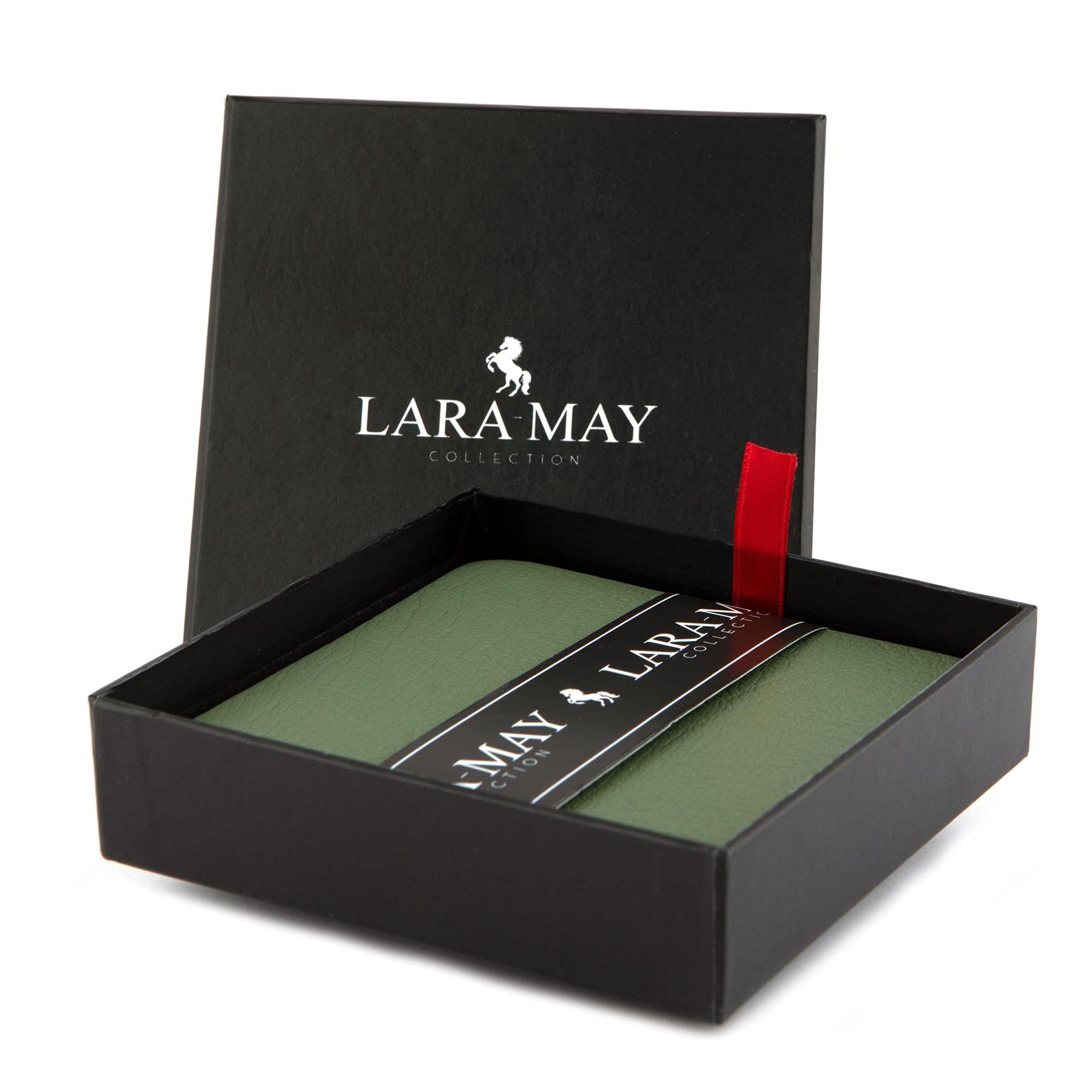 Lara-May Set Of 6 London Red Recycled Leather Placemats & 6 Leather Coasters - Groceries