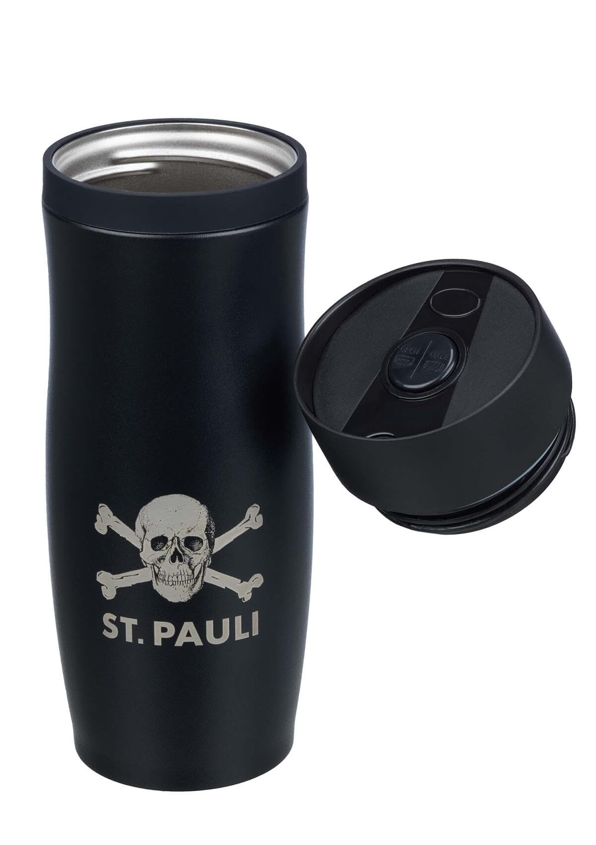 FC St. Pauli Thermobecher Totenkopf - Edelstahl