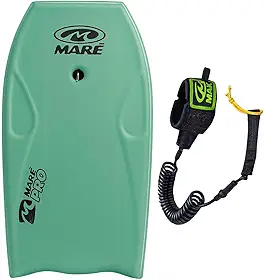 Kit Prancha Bodyboard Semi Profissional Maré Pro 39' e Fundo Rigido com Leash Maré