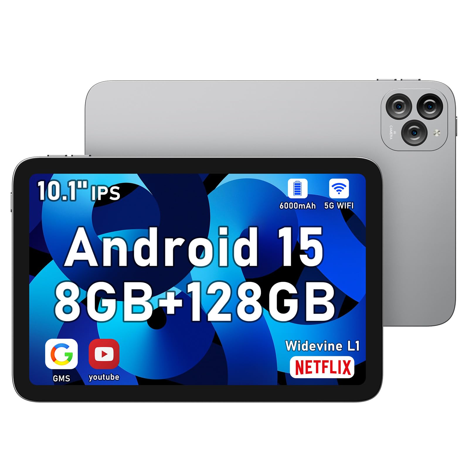 Android 15 タブレット 10インチ Wi-Fiモデル Amazon.co.jp: 【2025新定番・ Android 15 タブレット 大画面