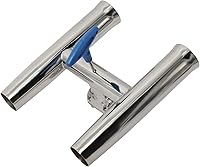 Vista 4 de 2 Tube Rocket Launcher Adjustable Rod Holder fit for 1" or 1.26" Highly Polished Stainless Steel Adjustable Fish Rod Holders