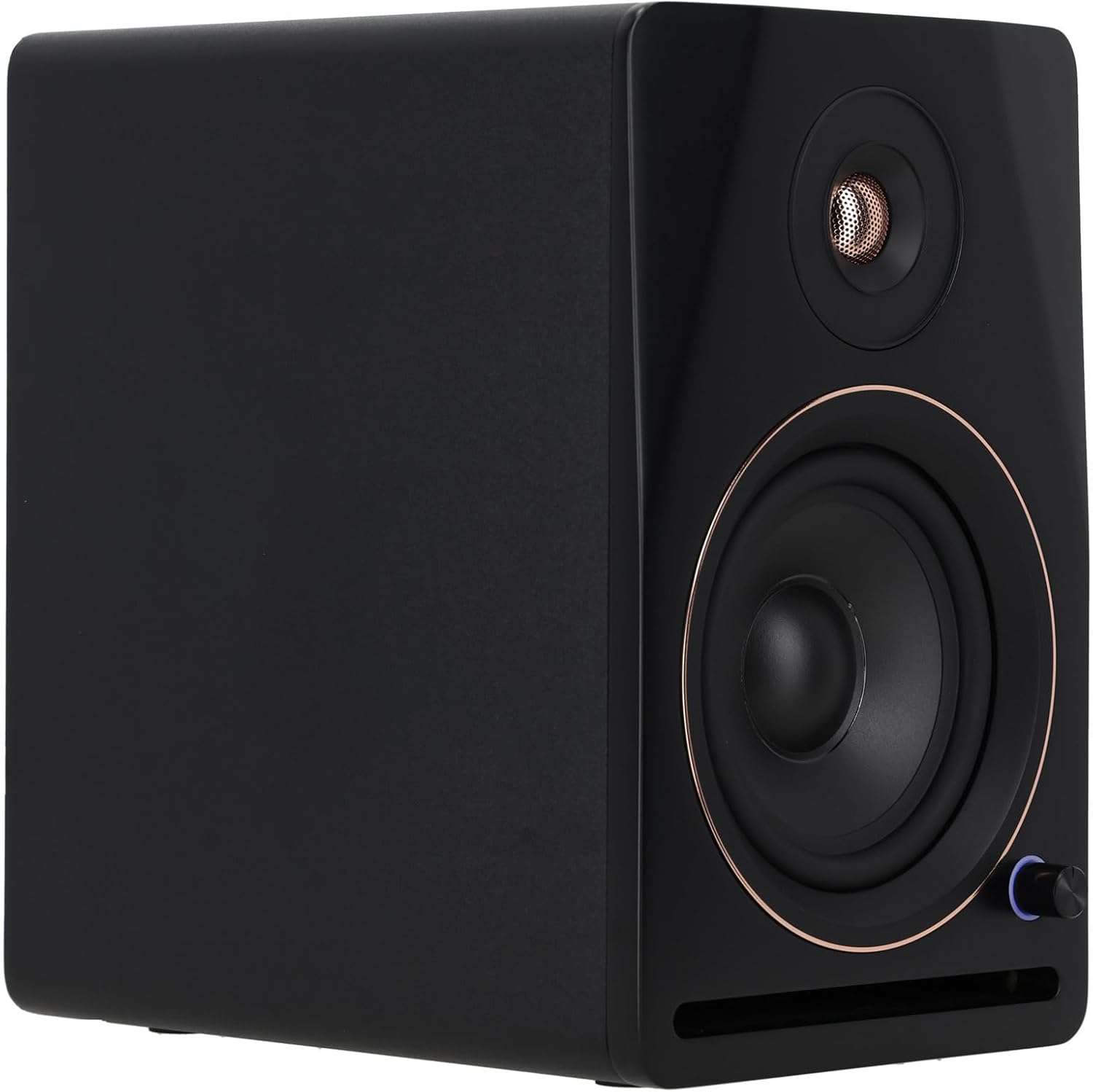 Rockville APM5B V2 5.25" Powered Studio Monitor Speakers Pair, Bluetooth, 80W RMS/320W Peak, Black