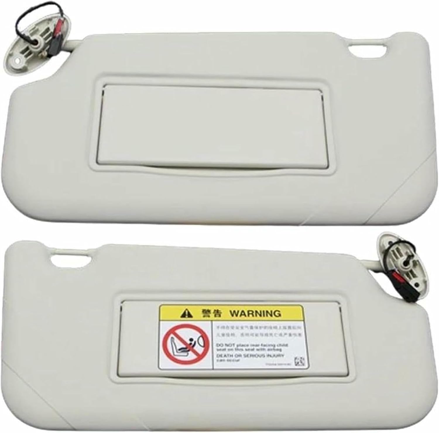 Car Sun Visor with Glass Mirror with Light Side for Ford for Focus 2012 2013 2014 2015 2016 2017 2018 Car Sun Visor Shade