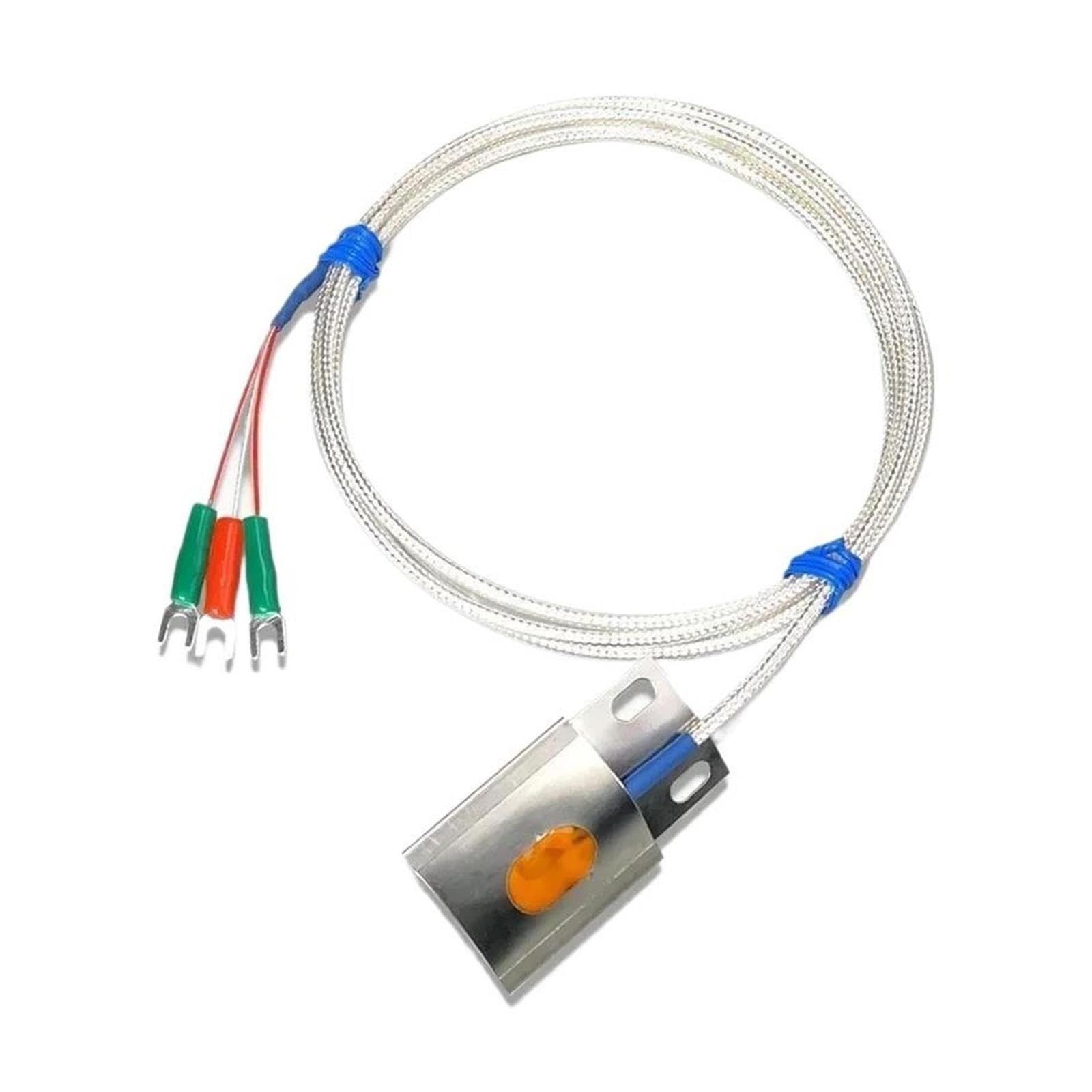 Sensore di Temperatura a termistore in Platino for Piastrelle ad Arco Pt100 for sonda cilindrica montata su Superficie(Class B Length 4m)