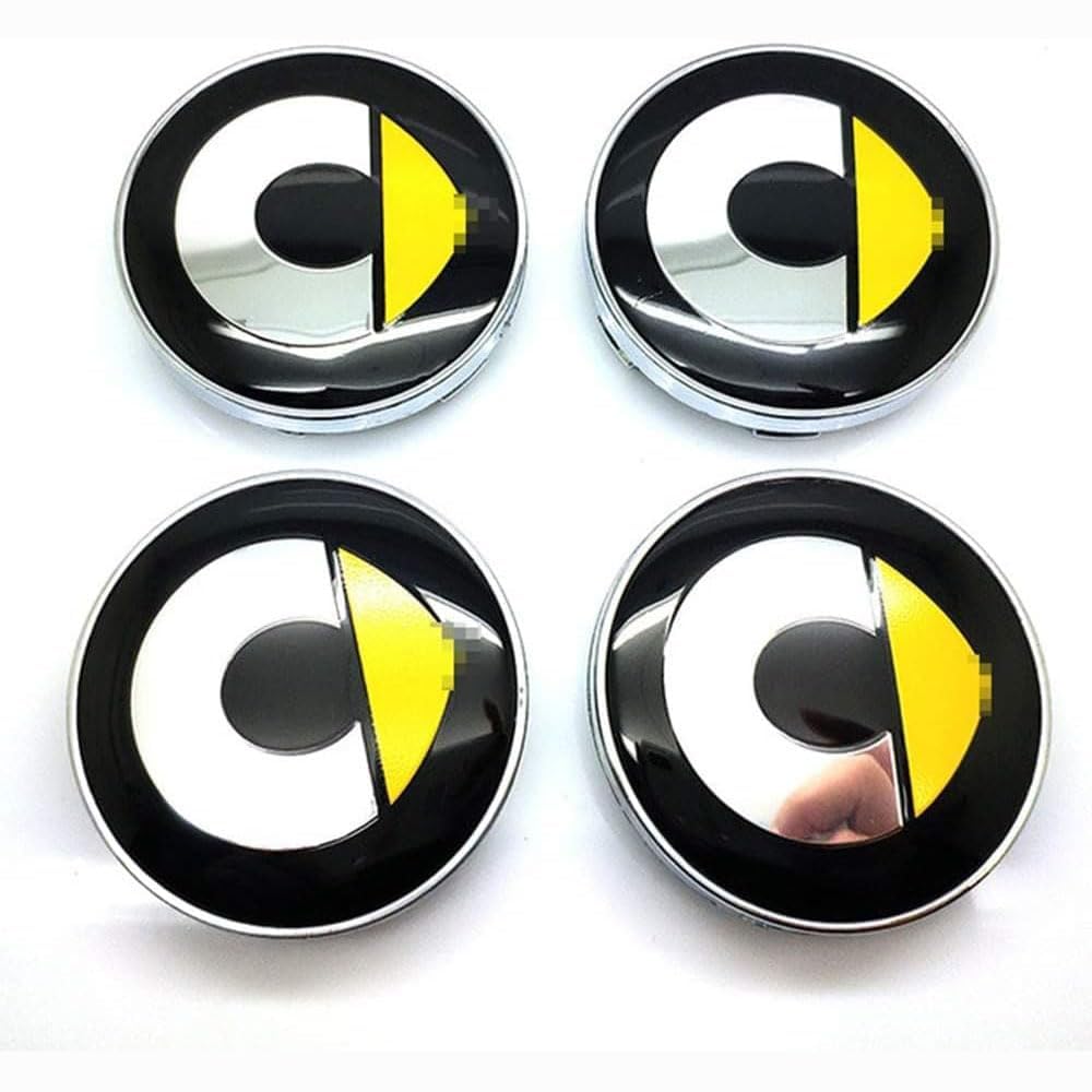 4 Cache-Moyeux Pour Smart EQ Fortwo/Forfour/Roadster - Enjoliveurs Centraux Résistants à La Chaleur