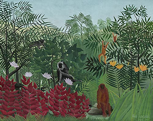 Papier peint forêt tropicale lavable pour masquer les murs