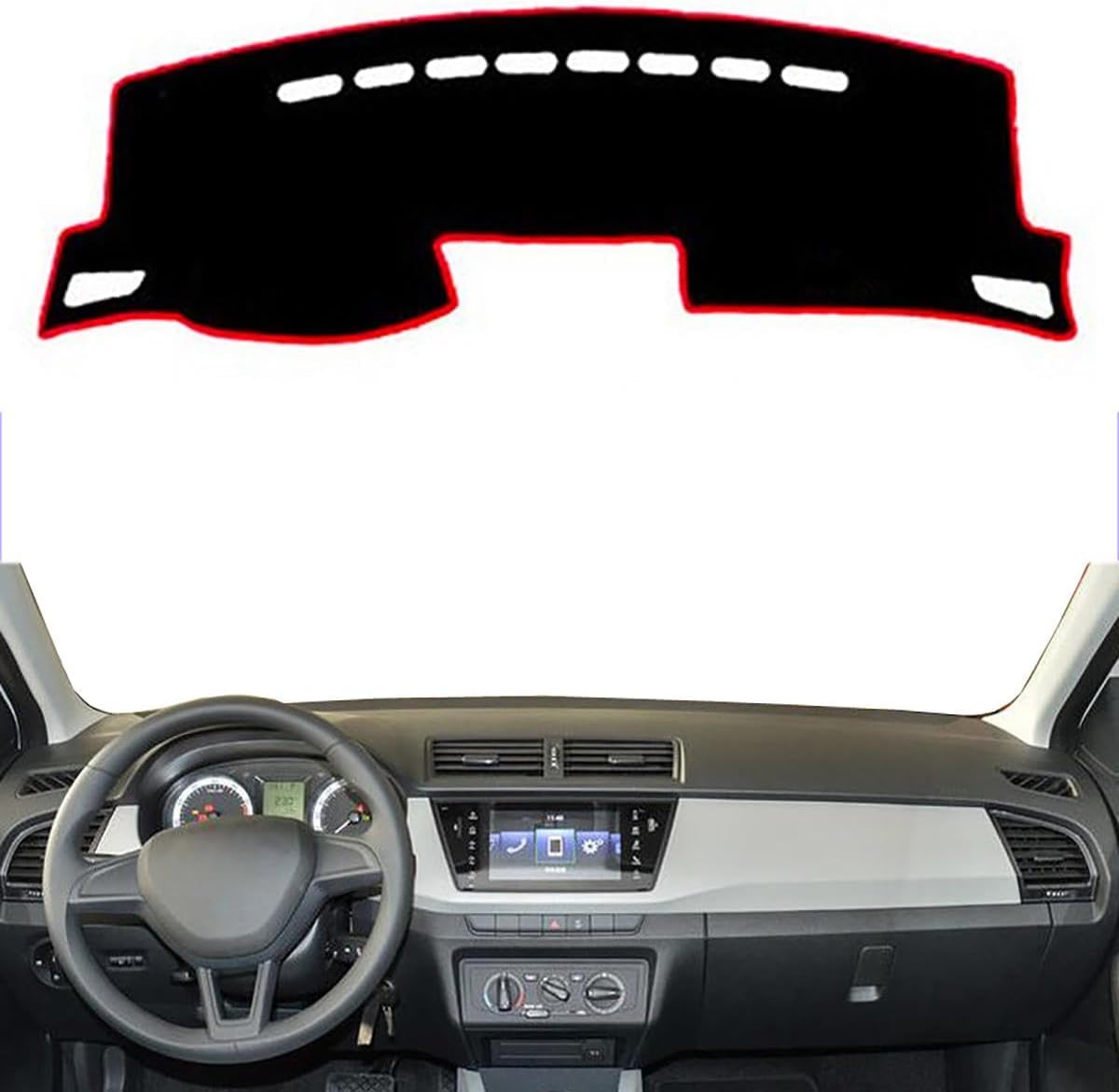 ZhangXD Car Dashboard Cover for Skoda Fabia 2015–2019