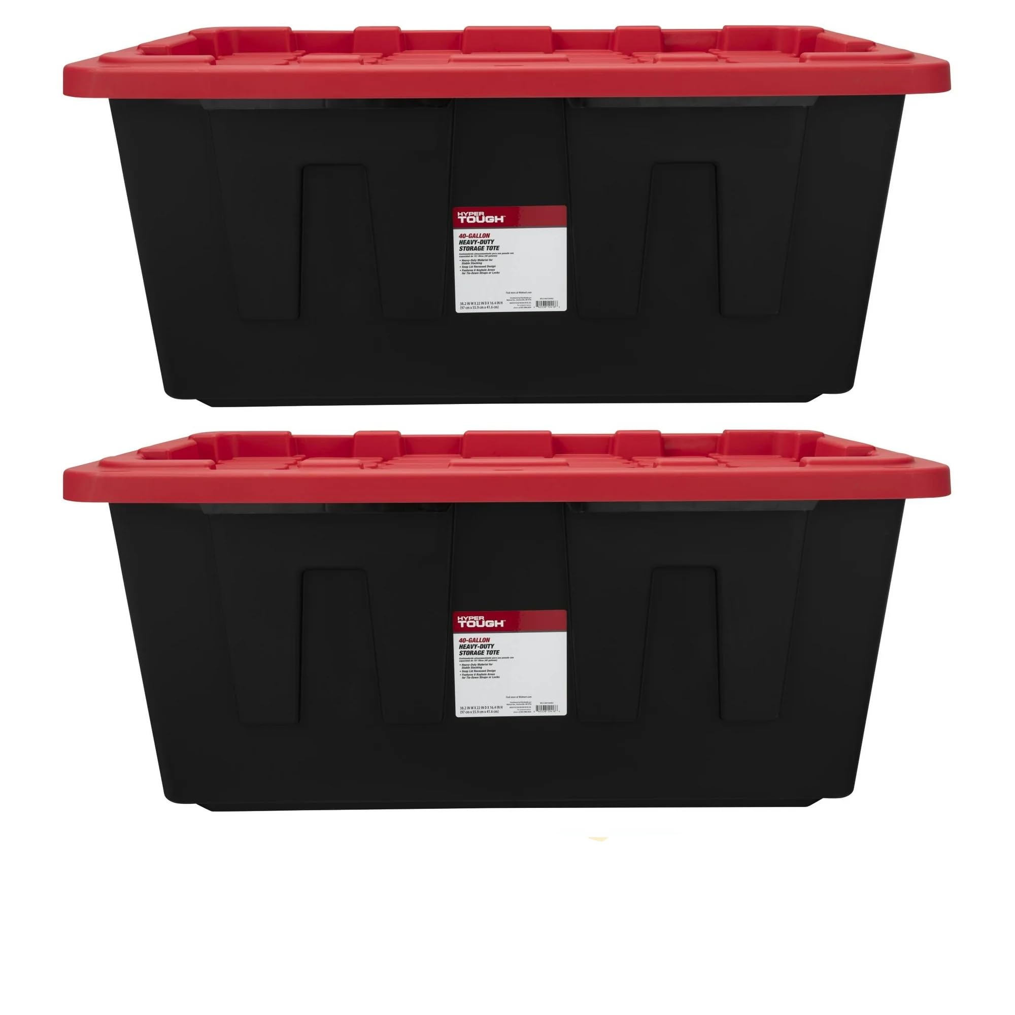 Amazon.com - Tough 40 Gallon Plastic Storage Bin with Snap Lid