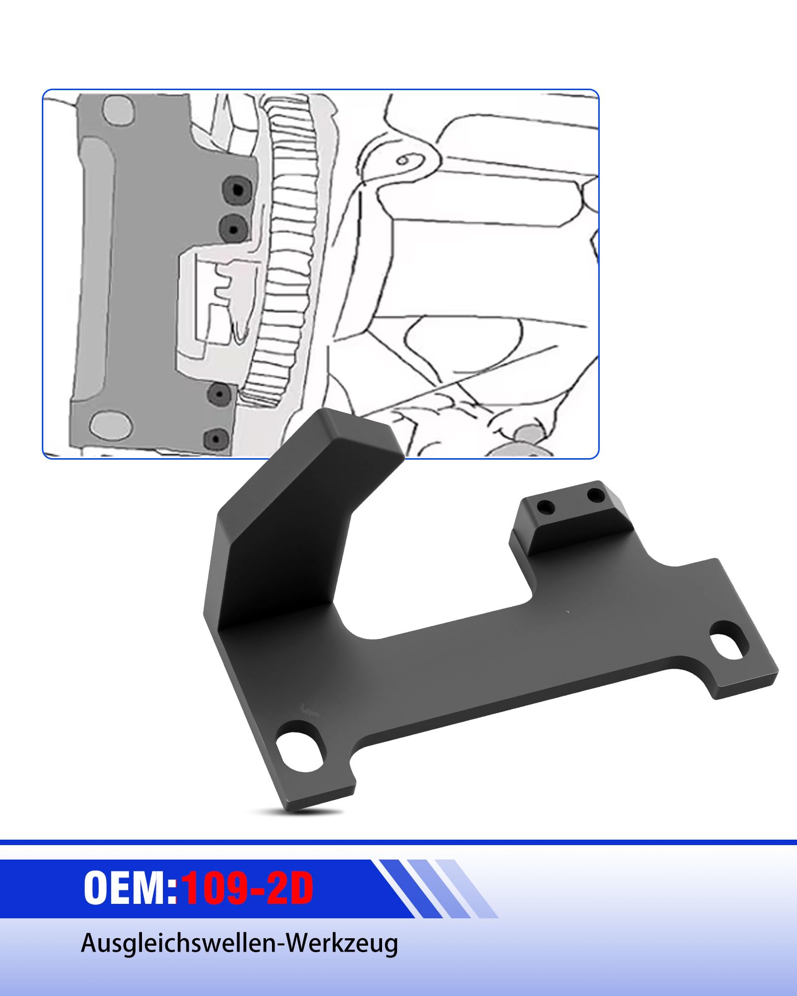 RUIZHI attrezzo Messa in Fase per Cinghia di distribuzione per Citroen C3 III/C4 Cactus, per Peugeot 108 208 308 2008 1.0 1.2T, Strumento per la Regolazione della Cinghia di distribuzione del Motore