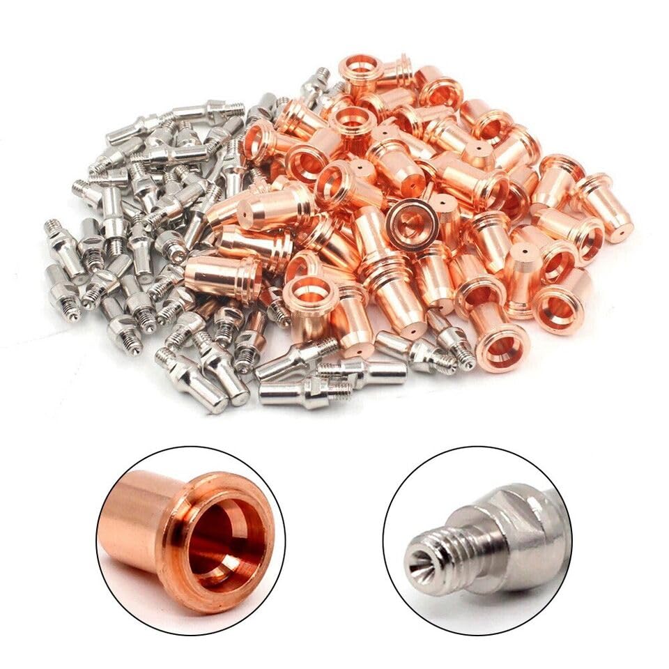 DREAWOO Complete 200pcs Electrode Nozzle Kit Fit for IPT 60 PT60 PT40 IPT 40 Torch